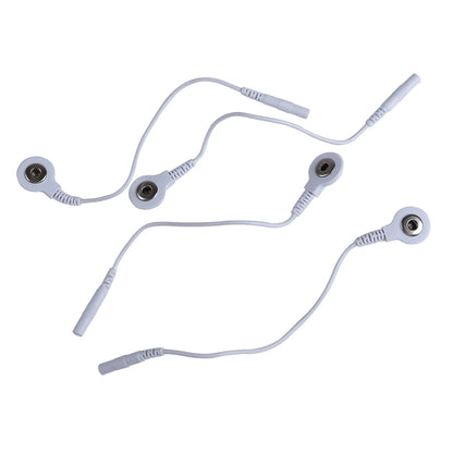 Short Cables Wires 3.5mm Plug Hole 2.0mm Machine Use Adapter Tieline for Muscle Stimulator Massage Therapy Electrode Wires Beauty World Shop
