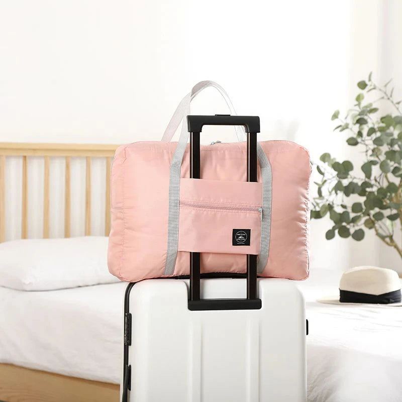 Foldable Travel Duffel Bag for Airlines Carry on Bag for Women and Girls Lightweight Large Capacity Sports Weekend Trip Overnigh Beauty World Shop