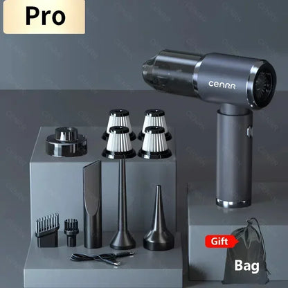 CENRR Car Vacuum Cleaner High Suction 210000PA Wireless Vacuum Cleaner Cordless Vacuum Cleaner High Pressure Cleaning Machine Beauty World Shop