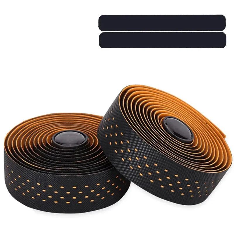 New Road Bike Handlebar Tapes Shock-absorbing Cycling Anti-slip Handlebar Bar Tape Wear-Resistant Bicycle Strap Bikes Belt Beauty World Shop