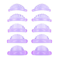 5pairs Purple shell