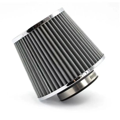 76MM 3 Inch Car Air Filters Vent Filter High Flow Intake Kit Mesh Cone Engine Protector Replacement Auto Accessories Universal Beauty World Shop