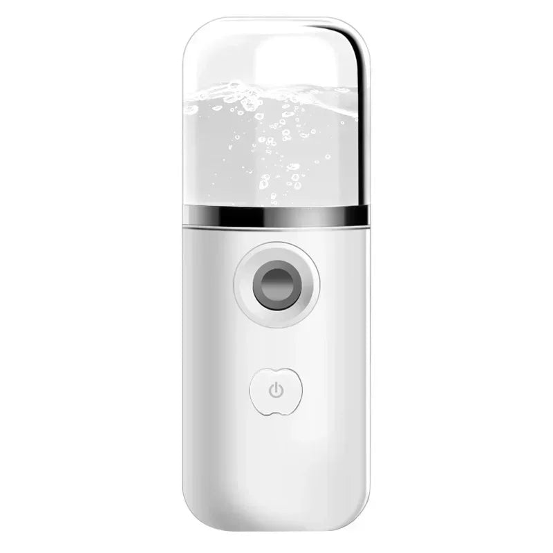 Mini Portable Humidifier Nano Mister Facial Steamer Device Beauty Spray Hydrating Apparatus Cold Spray Apparatus Rechargeable Beauty World Shop