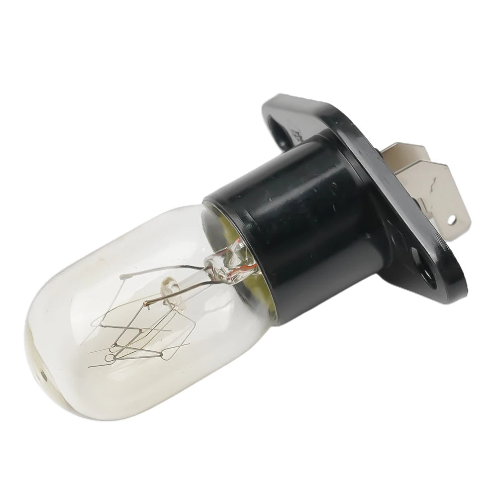 2A 250V 20W Microwave Oven Bulb Refrigerator Lighting Bulb Base Design With Holder Replacement Universal Beauty World Shop