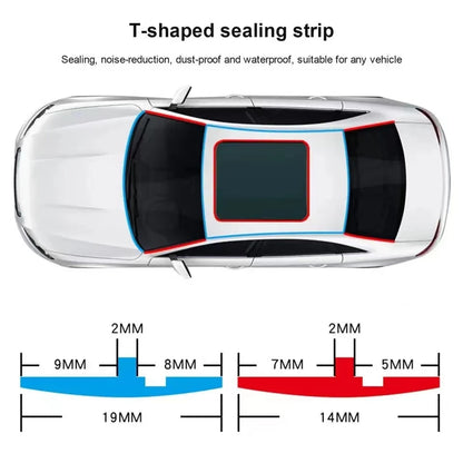Car Seals Edge Sealing Strips Rubber Auto Roof Windshield Car Sealant Protector Strip Window Seals Noise Insulation Soundproof Beauty World Shop