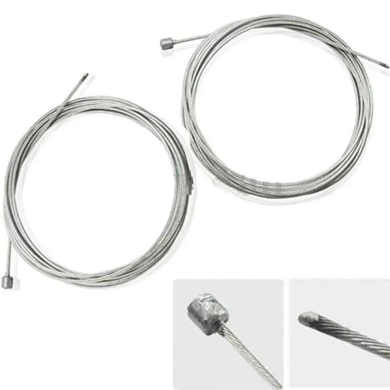 10/5/3/1PC 2M MTB Bicycle Brake Line Bicycle Speed Line Fixed Gear Shifter Gear Brake Cable Set Core Inner Wire MTB Road Bike Beauty World Shop