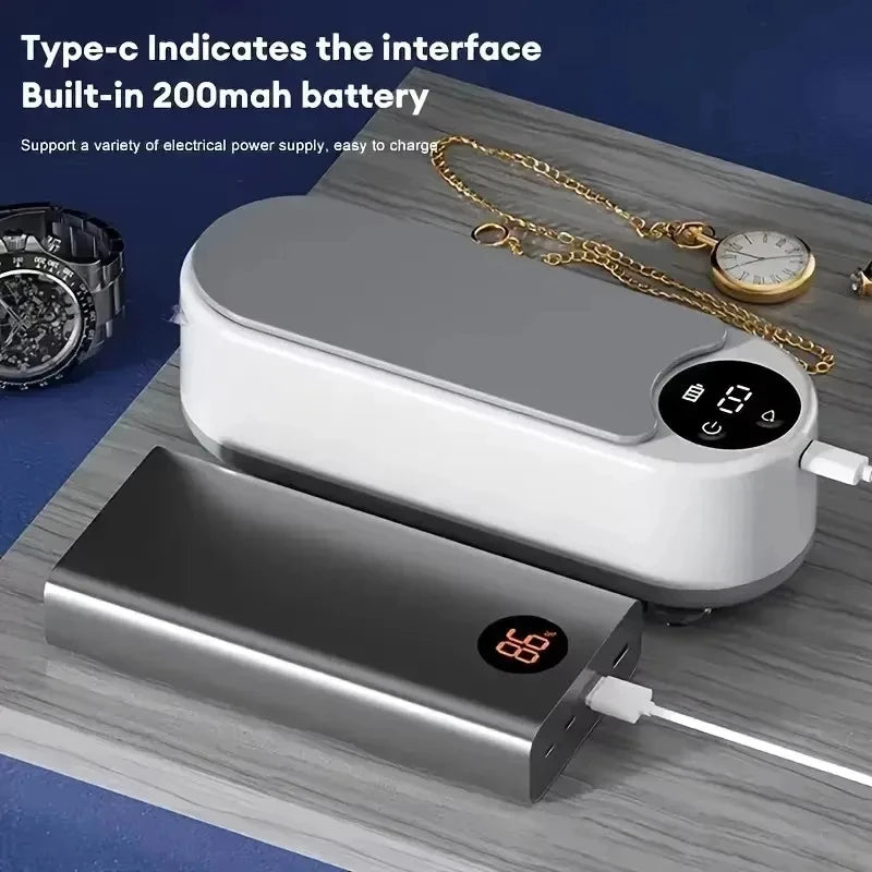 High-Frequency Glasses Cleaner - 1pc Wireless Multi-Purpose Cleaning Machine for Eyewear & Accessories Beauty World Shop