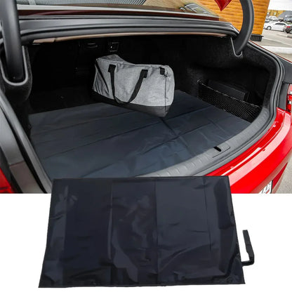 Universal Waterproof Polyester Fiber Cargo Mat Portable Dustproof Luggage Liner Pet Mat for Car SUV Trunk Protection Beauty World Shop