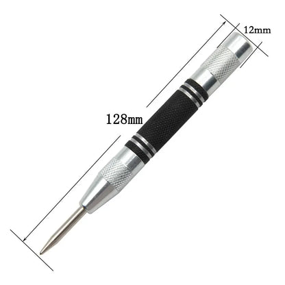 2pc Spring Type Automatic Center Punch Locator Glass Striker Window Breaker Punch Centering Punch Punch Tool Beauty World Shop