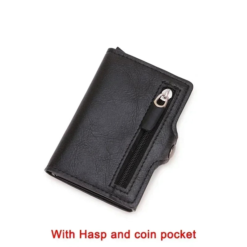 Anti Thief Rfid Credit Card Holder Smart Minimalist Wallet Pocket Men Women Slim Cardholder Bank Cash Creditcard Case Bag Purse Beauty World Shop