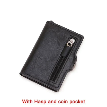 Anti Thief Rfid Credit Card Holder Smart Minimalist Wallet Pocket Men Women Slim Cardholder Bank Cash Creditcard Case Bag Purse Beauty World Shop