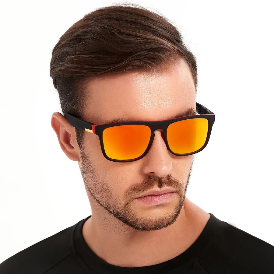 Fashion Vintage Square Sunglasses Men Women Fishing Driving Man Luxury Brand Designer Sun Glasses Anti-Glare Retro Eyewear Beauty World Shop