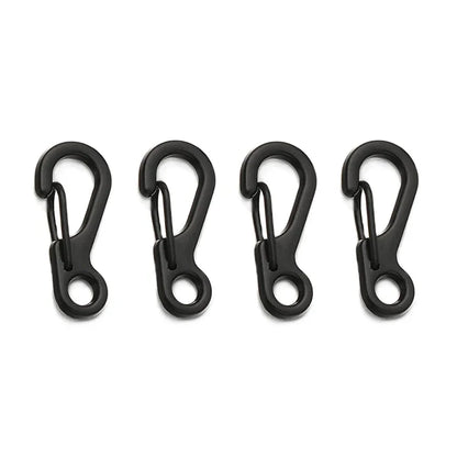 4/10Pcs Carabiner D-Ring Key Chain Spring Clips Mini Aluminium Alloy Hang Buckle Survival EDC Gear Outdoor Camping Keyring Tool Beauty World Shop