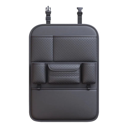 Multi-functional Car Seat Back Organizer High-Capacity Multi-Pocket Backseat Storage Bag Wear-Resistant Anti Kick Mat Beauty World Shop