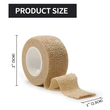 Self Adherent Cohesive Bandage Wrap Stretch Non Woven Self Adhesive Tape - Skin Colour Athletic Elastic Bandage Beauty World Shop
