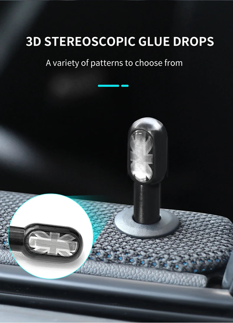 Car Door Pin Decorative For BMW Mini Cooper S F56 F55 F54 F60 R56 R60 F65 U25 Clubman Countryman Metal Car Interior Accessories Beauty World Shop