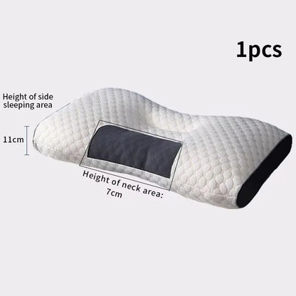 Honeycomb massage pillow pillow to protect cervical vertebra to help sleep home pillow core antibacterial and anti-mite NEW