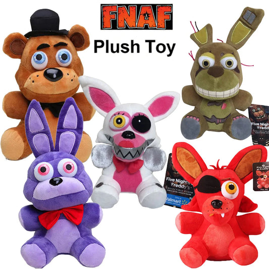 FNAF Five Nights at Freddy's Freddy Fazbear Bonnie Foxy Sundrop Moondrop 18cm Soft Plush Doll Collectible Toy Gifts for Kids Beauty World Shop