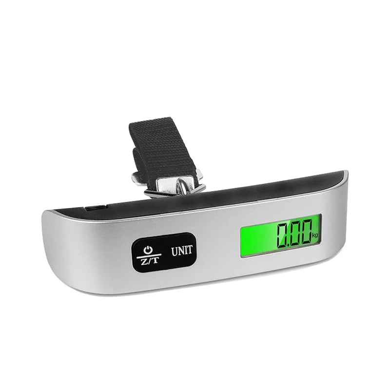 Portable Scale Digital LCD Display 110lb/50kg Electronic Luggage Hanging Suitcase Travel Weighs Baggage Bag Weight Balance Tools Beauty World Shop