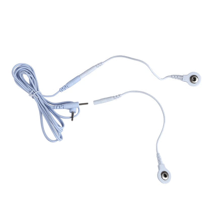 Short Cables Wires 3.5mm Plug Hole 2.0mm Machine Use Adapter Tieline for Muscle Stimulator Massage Therapy Electrode Wires Beauty World Shop