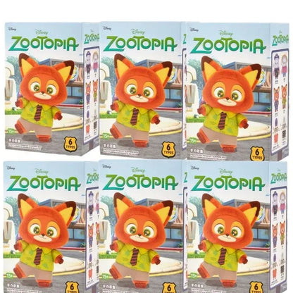 Disney Zootopia Blind Box Nick Judy Vinyl Doll Trendy Surprise Toy Cute Backpack Pendant Children's Birthday Gift Beauty World Shop