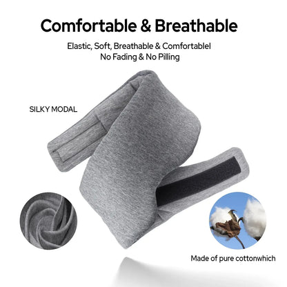 100% Handmade Cotton Sleep Mask Blackout for Side Sleeper,Soft Portable Blackout Eye Covers for Women Men Travel Eyepatch Beauty Trend Shop