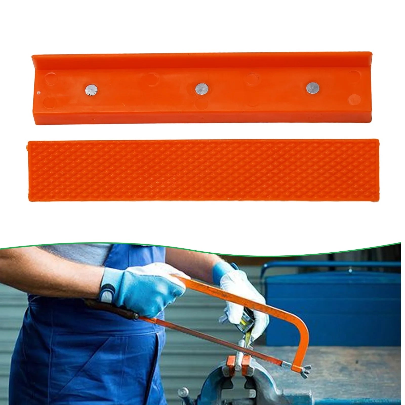 2pcs 4/5/6 Inch Magnetic Soft Pad Jaw Rubber For Metal Vise Bench Machine Tools For Metal Vise Bench Machine Tools Beauty World Shop