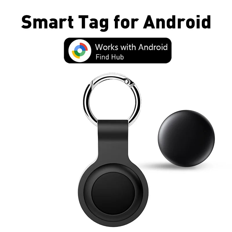 Smart Android Tracker Work with Google's Find Hub App for Samsung Moto Finder Items Security Locator Protective Shell Optional Beauty World Shop