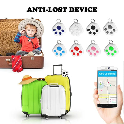 Mini Pet Anti-lost Smart GPS Tracker Key Kids Bag Finder Dog Cat Pet for IOS/ Android Locator Bluetooth Tracker Device Reminder