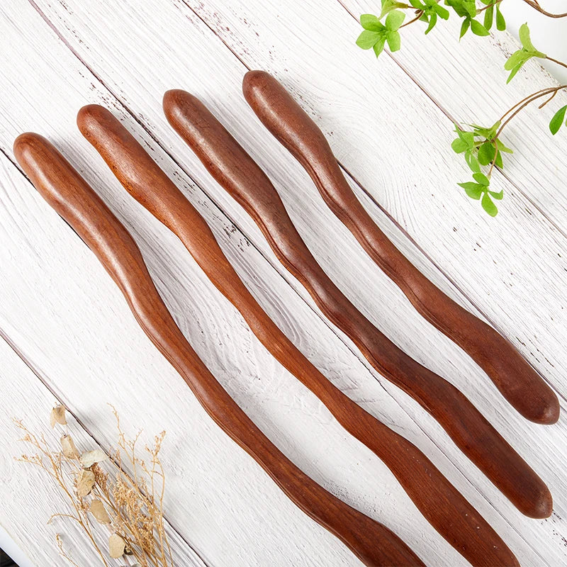 1PC Massage Guasha Scraping Stick Tools Back Shoulder Neck Waist Leg Massager Tools Natural Wood Fast Gua Sha Beauty World Shop