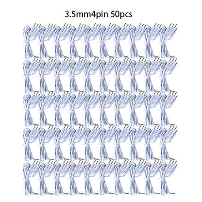 2/4 Pins Head 2.5/3.5mm Plug Type Electrode Cable Line Wire For Tens Acupuncture Electrical Nerve Muscle Stimulator Beauty World Shop