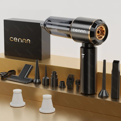 CENRR Mini Car Vacuum Cleaner Cordless Powerful Wireless Car Cleaner HandHeld Portable Vacuum Cleaner Cleaning Machine Beauty World Shop