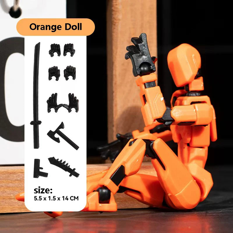 3D Multi-Jointed Movable Shapeshift Robot Joint Dog Creative Printed Mannequin Dummy Action Model Doll Toys for Children's Gifts Beauty World Shop