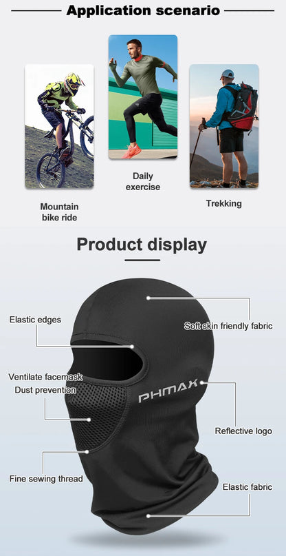 PHMAX Motorcycle Riding Mask Wind Protection And Warmth Breathable Full Face Mask Balaclava Hat Scarf Hood Moto Biker Wind Cap Beauty World Shop