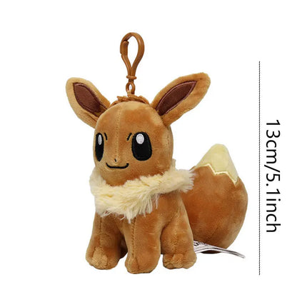 Anime Pokemon Pikachu Mew Psyduck Squirtle Bulbasaur Kawaii Stuffed Plush Toys School Bag Backpack Pendant Doll Keychain Gift Beauty World Shop