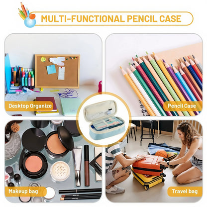 Large Capacity Pencil Case Stationery School Supplies Pencil Cases Pouch Office Desk Storage Bag Students Kids Pen Case Bags Box Beauty World Shop