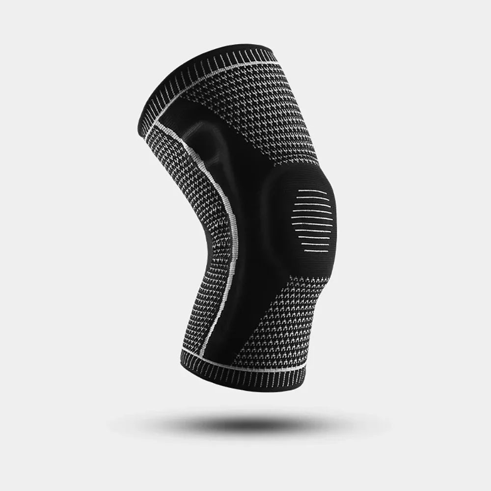 1PC Silicone Knee Pads Strap Patella Medial Support Meniscus Compression Knee Braces for Running Sport Knee Protection Beauty World Shop