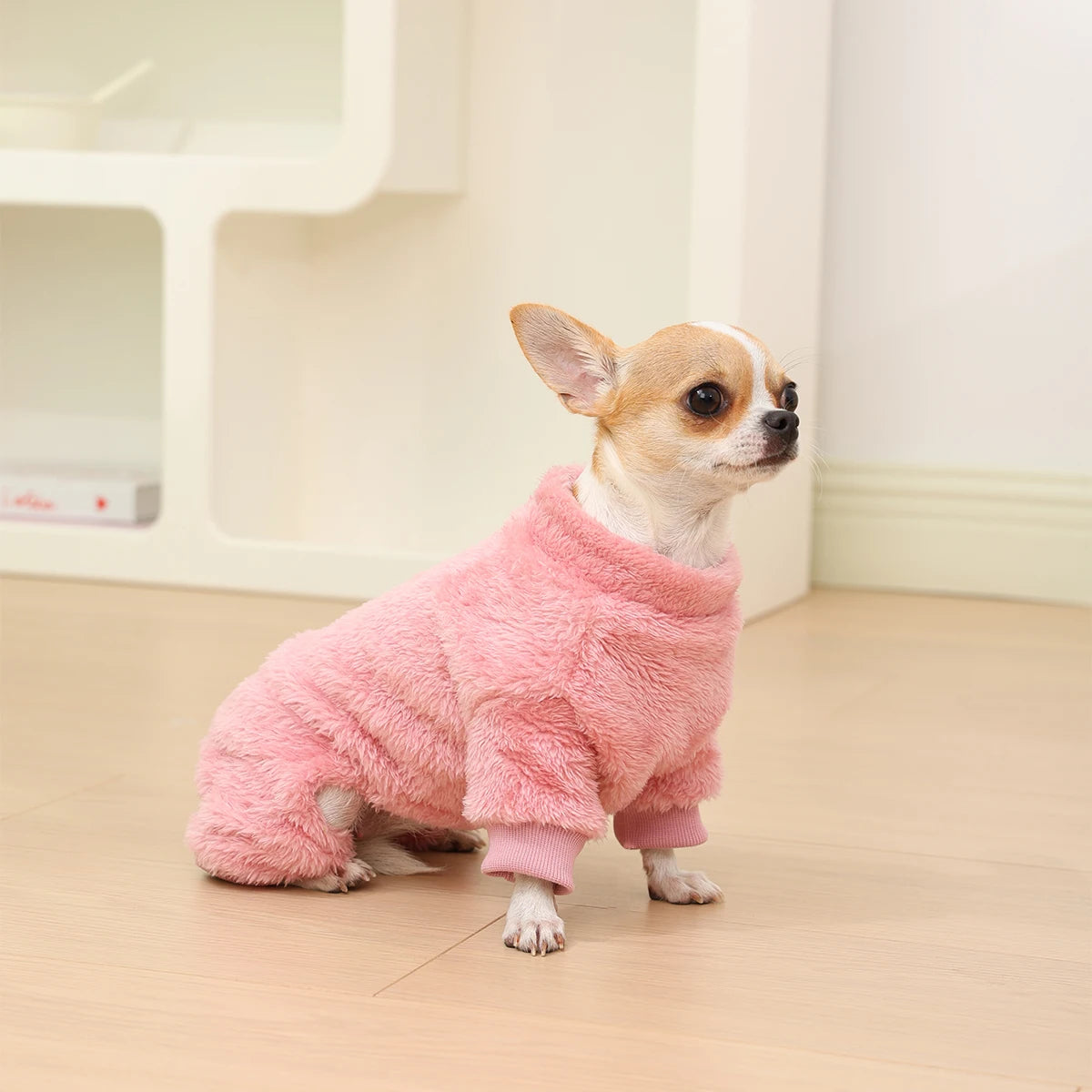 Winter Warm Pet Clothes Soft Flannel Dog Jumpsuit Puppy Cats Four Legs Jacket Coat for Small Medium Dogs Chihuahua Yorkie Outfit Beauty World Shop