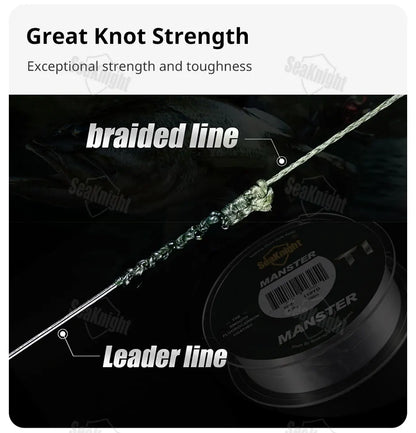SeaKnight Brand W8 II Series 500M 8 Strands Fishing Line Advanced Braided PE Line anti-UV Seawater proof coating Fishing Line Beauty World Shop