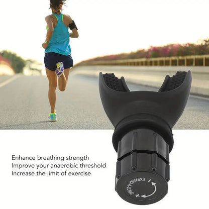 Silicone Breathing Fitness Exercise Equipment Portable Throat Adjustable Resistance Breathing Exercise Device Beauty World Shop