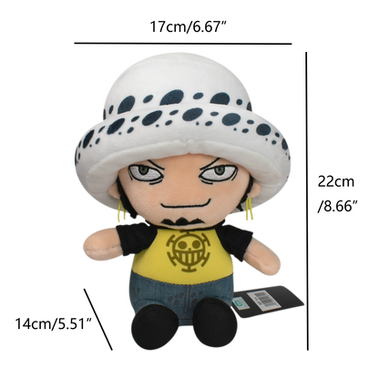 Monkey·D·Luffy Trafalgar D Water Law Tony Tony Chopper Luffy Plush Toy, Peluche Dolls Stuffed Figure for Kids Gift Beauty World Shop