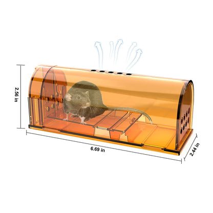1Pc Mouse Trap Cage No Kill Animal Pet Control Cage Reusable Mice Rodent Catcher Rat Trap Beauty World Shop