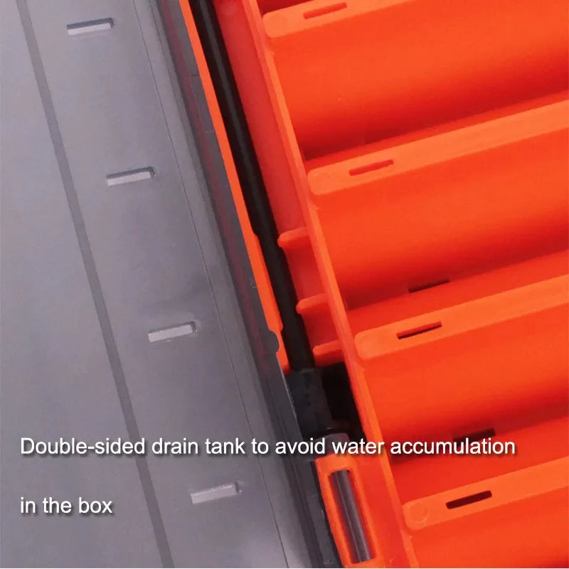 Shrimp Fishing Box Fishing Accessories Box Squid Jig Box Tackle Double Side Folio U Size Wooden Plastic Case for Fish Beauty World Shop