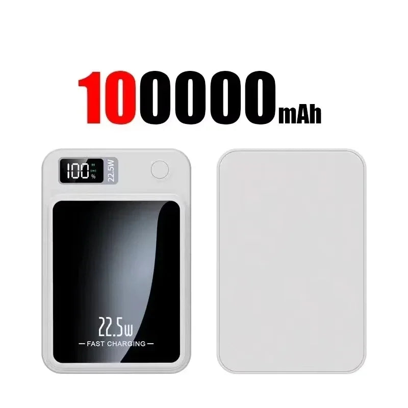Lenovo Magnetic Wireless Power Bank 500000mAh PD22.5W Large Capacity Fast Charging External Battery For iPhone Huawei Samsung Beauty World Shop