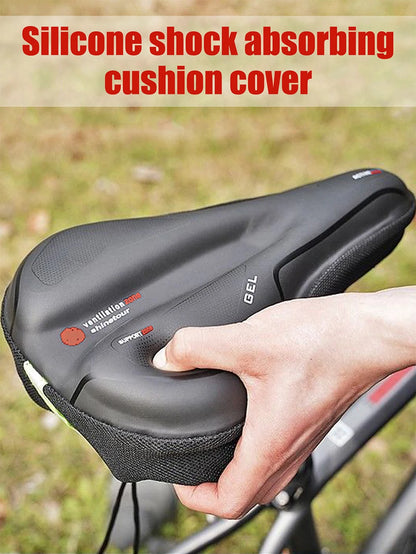 Waterproof Road Bike Saddle Cushion Comfortable MTB Bicycle Seat Cover Breathable Mountain Bike Cycling Seat Cover Beauty World Shop