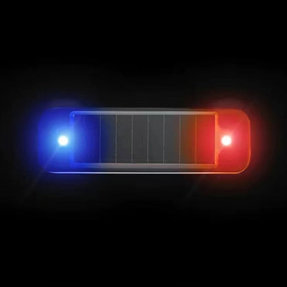 Mini LED Solar Power Car Warning Light Night Security Simulated Alarm Wireless Anti-Theft Caution Lamp Flashing Dummy Alarm Lamp Beauty World Shop