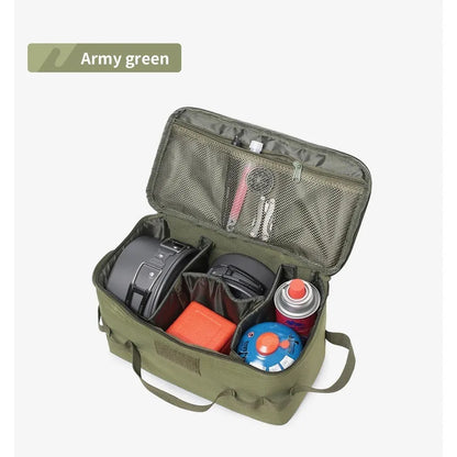 Outdoor Camping Storage Bag Basket Gas Stove Canister Pot Carry Bag Sack Picnic Bag Cookware Utensils Organizer Beauty World Shop