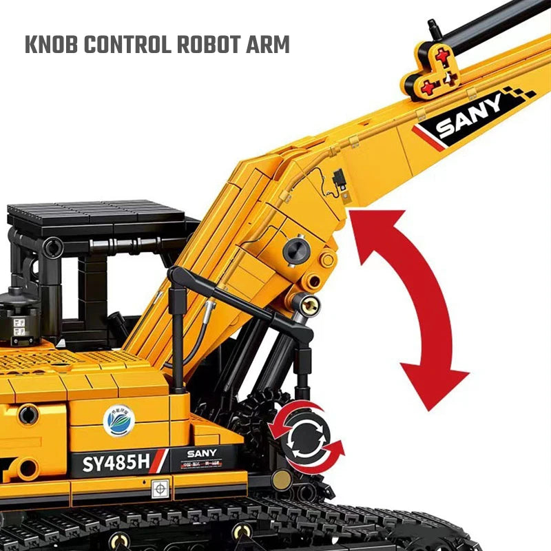 SEMBO BLOCK 1022pcs Excavator Models Building Blocks MOC City Construction Engineering Vehicle Bricks Educational Toys Boys Gift Beauty World Shop