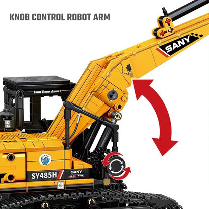 SEMBO BLOCK 1022pcs Excavator Models Building Blocks MOC City Construction Engineering Vehicle Bricks Educational Toys Boys Gift Beauty World Shop