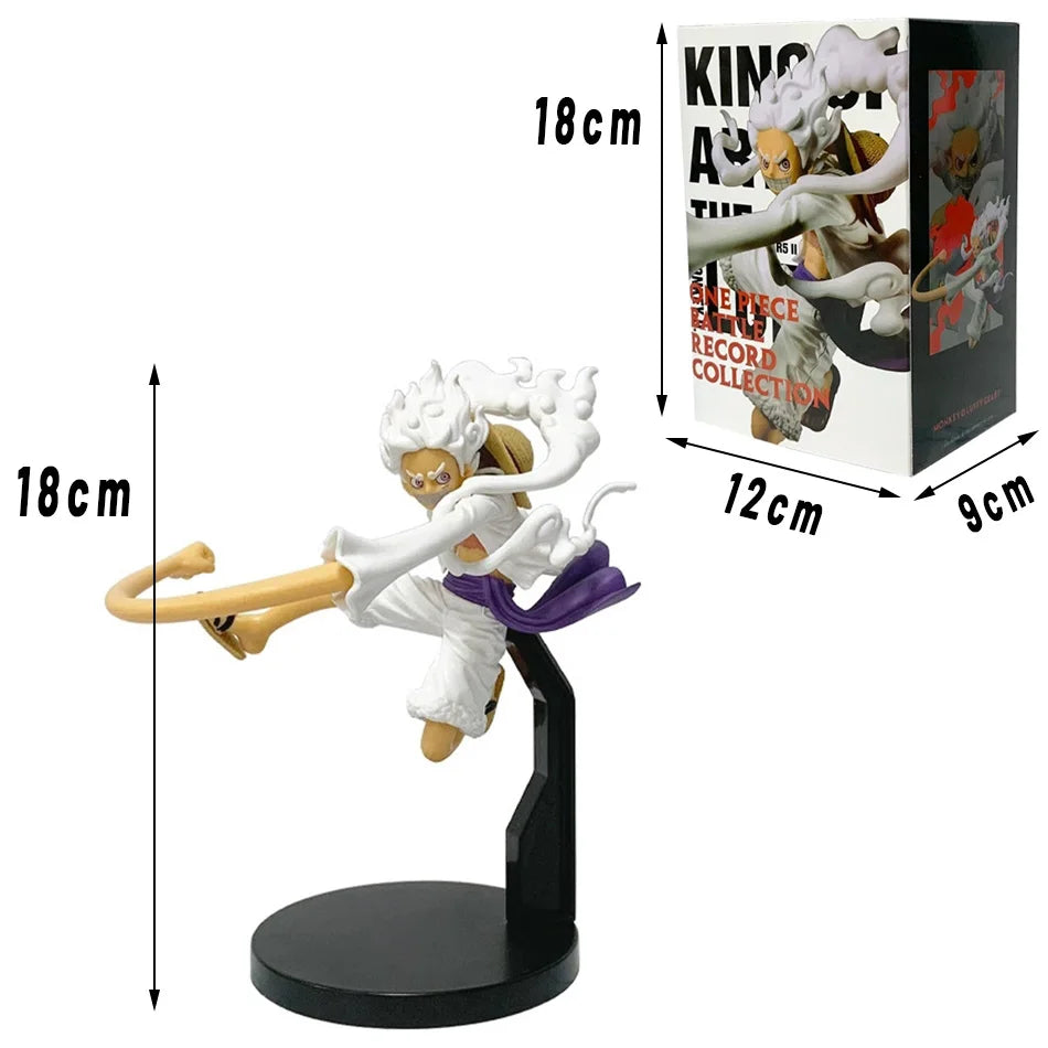 Anime ONE PIECE Figure Toy 18cm Nika Monkey D Luffy Action Figures Dolls Pvc Model Collectible Statue Toy Christmas Gift Beauty World Shop